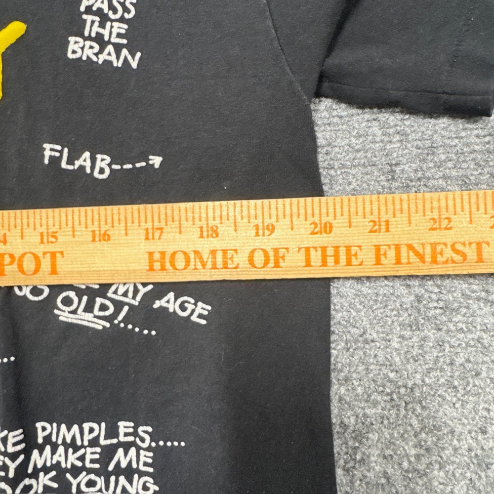 VTG Hanes T-Shirt Men's Large Positively Over 50 Single Stitch Cotton Blend - Picture 5 of 10